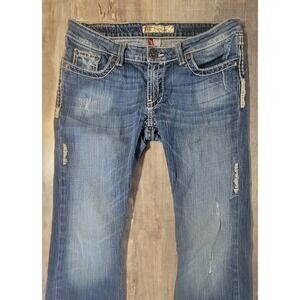 BKE Jeans Womens 29X31.5 Stella Bootcut Flap Pockets Casual Western Rodeo Y2K